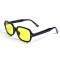Женские сонцезащитные очки 12820 чёрные с жёлтой линзой . Photo 1
