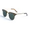 Женские сонцезащитные очки 12822 леопардовые с зелёной линзой . Photo 1