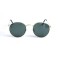 Женские сонцезащитные очки 12826 золотые с зелёной линзой . Photo 2