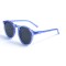 Женские сонцезащитные очки 12830 синие с чёрной линзой . Photo 1
