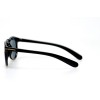 Женские сонцезащитные очки 10772 чёрные с чёрной линзой 