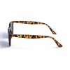 Жіночі сонцезахисні окуляри 12843 леопардові з коричневою лінзою 