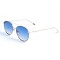 Жіночі сонцезахисні окуляри 12849 золоті з синьою градієнт лінзою . Photo 1