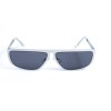Женские сонцезащитные очки 12855 серебряные с ртутной линзой 