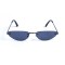 Жіночі сонцезахисні окуляри 12858 чорні з темно-синьою лінзою . Photo 2