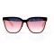 Женские сонцезащитные очки 10774 чёрные с розовой линзой . Photo 2