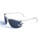 Женские сонцезащитные очки 12859 серебряные с чёрной линзой . Photo 1