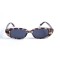 Женские сонцезащитные очки 12870 леопардовые с темно-синий линзой . Photo 2