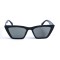 Женские сонцезащитные очки 12871 чёрные с чёрной линзой . Photo 2