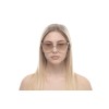 Жіночі сонцезахисні окуляри 10775 прозорі з коричневою лінзою 