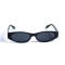 Женские сонцезащитные очки 12873 чёрные с чёрной линзой . Photo 2