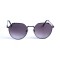 Женские сонцезащитные очки 12878 чёрные с темно-синий линзой . Photo 2