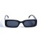Женские сонцезащитные очки 12880 чёрные с чёрной линзой . Photo 2