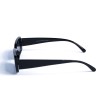 Женские сонцезащитные очки 12880 чёрные с чёрной линзой 