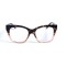Женские сонцезащитные очки 12881 леопардовые с прозрачной линзой . Photo 2