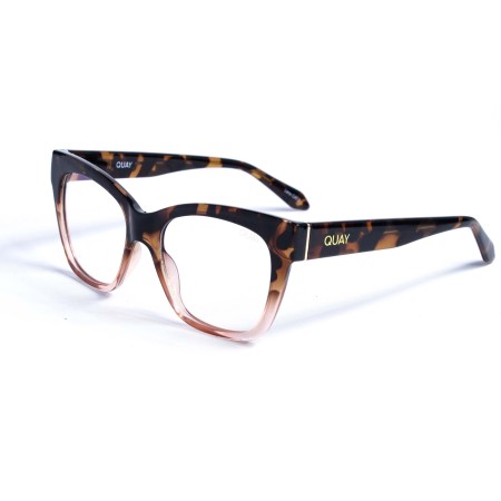 Жіночі сонцезахисні окуляри 12881 леопардові з прозорою лінзою 