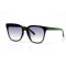 Женские сонцезащитные очки 10776 зелёные с фиолетовой линзой . Photo 1