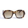 Жіночі сонцезахисні окуляри 12887 леопардові з жовтою лінзою 