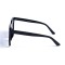 Женские сонцезащитные очки 12888 чёрные с чёрной градиент линзой . Photo 3