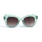 Женские сонцезащитные очки 12890 зелёные с коричневой линзой . Photo 2