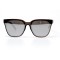Женские сонцезащитные очки 10777 коричневые с зеркальной линзой . Photo 2