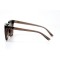 Женские сонцезащитные очки 10777 коричневые с зеркальной линзой . Photo 3