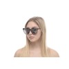 Жіночі сонцезахисні окуляри 10777 коричневі з дзеркальною лінзою 