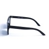 Жіночі сонцезахисні окуляри 12897 чорні з чорною лінзою 