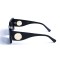 Женские сонцезащитные очки 12898 чёрные с чёрной линзой . Photo 3