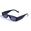 Женские сонцезащитные очки 12900 чёрные с чёрной линзой 
