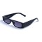 Женские сонцезащитные очки 12900 чёрные с чёрной линзой . Photo 1