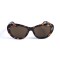 Женские сонцезащитные очки 12909 леопардовые с коричневой линзой . Photo 2
