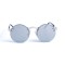 Женские сонцезащитные очки 12916 серебряные с ртутной линзой . Photo 2