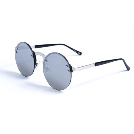 Жіночі сонцезахисні окуляри 12916 срібні з ртутною лінзою 