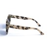 Жіночі сонцезахисні окуляри 12930 леопардові з темно-синьою лінзою 