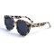 Жіночі сонцезахисні окуляри 12930 леопардові з темно-синьою лінзою . Photo 1