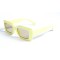 Женские сонцезащитные очки 12935 жёлтые с жёлтой линзой . Photo 1