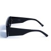 Жіночі сонцезахисні окуляри 12941 чорні з чорною лінзою 