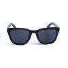 Женские сонцезащитные очки 12946 чёрные с чёрной линзой 