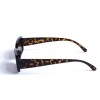 Женские сонцезащитные очки 12949 леопардовые с коричневой линзой 