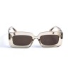 Женские сонцезащитные очки 12963 коричневые с коричневой линзой 