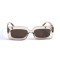 Женские сонцезащитные очки 12963 коричневые с коричневой линзой . Photo 2