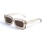 Женские сонцезащитные очки 12963 коричневые с коричневой линзой . Photo 1