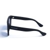 Жіночі сонцезахисні окуляри 12975 чорні з чорною лінзою 