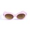 Жіночі сонцезахисні окуляри 12978 рожеві з жовтою лінзою . Photo 2