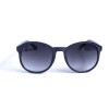 Женские сонцезащитные очки 12980 фиолетовые с чёрной градиент линзой 