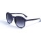 Женские сонцезащитные очки 12980 фиолетовые с чёрной градиент линзой . Photo 1