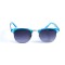 Женские сонцезащитные очки 12982 синие с чёрной градиент линзой . Photo 2
