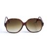 Женские сонцезащитные очки 12983 леопардовые с коричневой линзой 