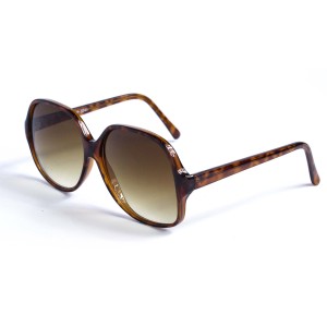 Женские сонцезащитные очки 12983 леопардовые с коричневой линзой 